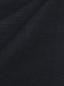 Полулен гладкокрашенный (жгутовое окрашивание) цв.Черный, ш.1.5м, лен-57%, хл-43%