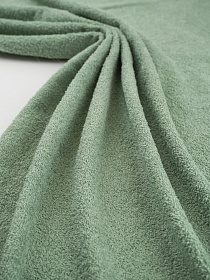 Махровая ткань цв.Темная морозная зелень, ш.1.5м, хлопок-100%, 350гр/м.кв