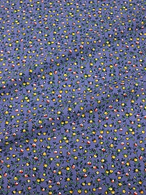 Импорт. хлопок (перкаль Ultra) "Кукольная нежность" цв.св.сине-фиолетовый, СОРТ2, ш.1.5м, хл-100%