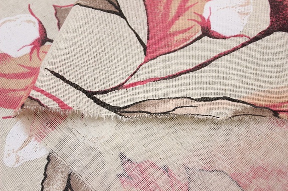 Полулен "Донна" (на суровом), ш.1.5м, лен-30%, хлопок-70%, 140гр/м.кв