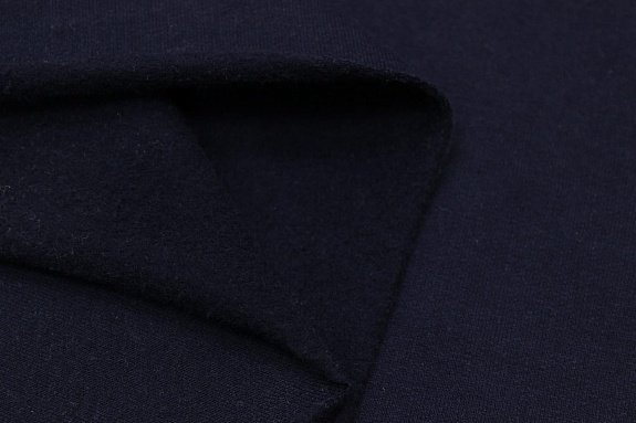 Футер 2-х нит. начес цв.Т.чернильно-синий, ш.2.16м(1,08м*2, чулок), Карде, хл-90%, п/э-10%