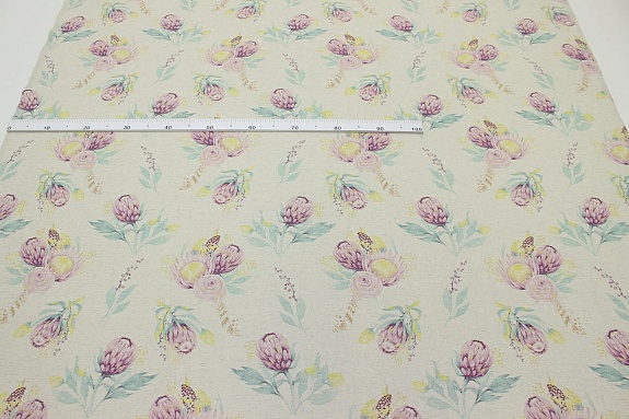 Полулен "Протея" (на суровом), ш.1.5м, лен-30%, хлопок-70%, 155гр/м.кв