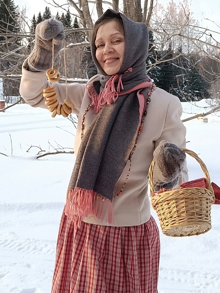 Юбка из пестроткани этнографической