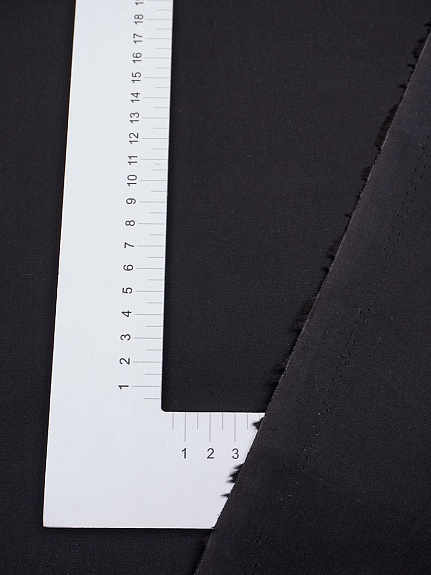 Брак(уценка) Импортный хлопок цв.Черный, ш.1.55м, хлопок-100%, 115гр/м.кв