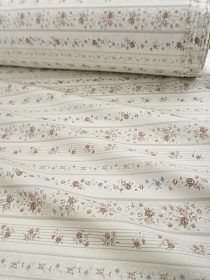 Сатин "Летний ритм" цв.белый, ш.2.35м, хлопок-100%, 110гр/м.кв