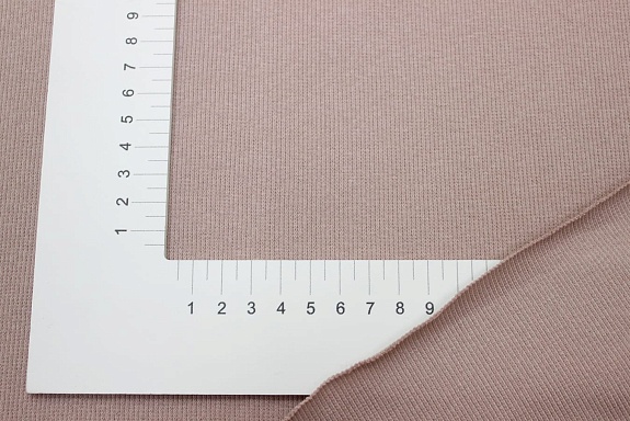 Кашкорсе цв.Бежево-розовая пудра, ш.0.90м (0.45м*2 чулок), Карде, хлопок-95%, лайкра-5%, 255гр/м.кв