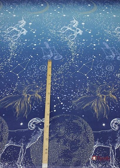 Перкаль "Млечный путь" градиент, ш.2.2м, хлопок-100%, 110гр/м.кв