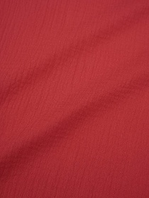 Мерный лоскут Муслин двухслойный с эффектом жатости цв.Красный, ш.1.35м, хлопок-100%, 110гр/м.кв