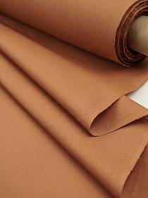 Импортный хлопок цв.Карамельно-коричневый, ш.1.55м, хлопок-100%, 115гр/м.кв