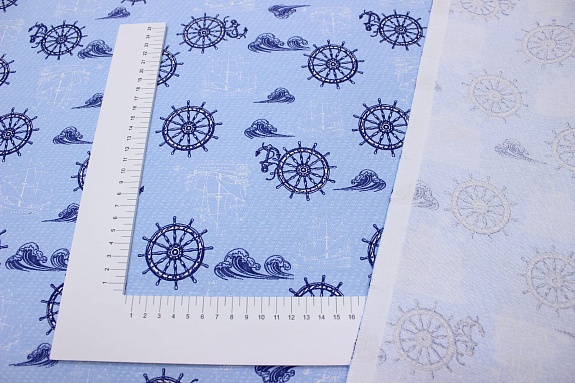 Рогожка Премиум "Морская", ш.1.5м, хлопок-100%, 200гр/м.кв