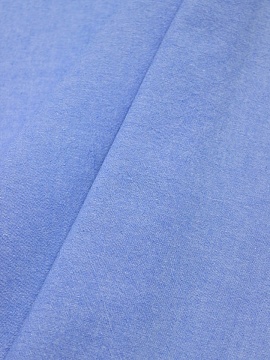 Вареный (стираный) хлопок цв.Ярко-голубой меланж, ш.2.5м, хлопок-100%, 115гр/м.кв