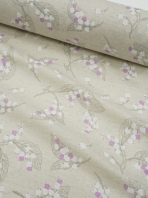 Полулен "Майский ландыш" (на суровом), ш.1.5м, лен-30%, хлопок-70%, 140гр/м.кв