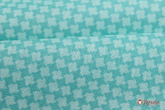 Перкаль Коллекция Текстура, цв.яркая мята, ш.2.2м, хлопок-100%, 125гр/м.кв