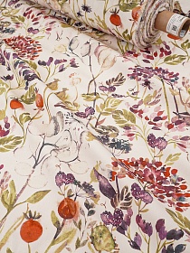 Интерьерный хлопок "Пряное лето" цв.кремовый, ш.1.5м, хлопок-100%, 240гр/м.кв