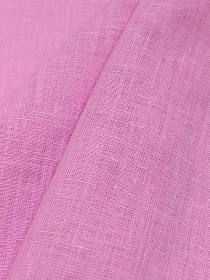 Лен костюмный цв.Розовая вишня, ш.1.45м, лен-100%, 190гр/м.кв