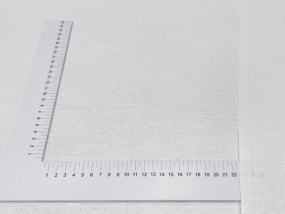 Полульняной жаккард "Кружевная" цв.белый, ш.1.6м, лен 50%, хлопок-50%, 210гр/м.кв