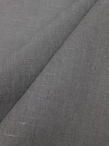 Полулен цв.Стальной графит, СОРТ2, ш.1.5м, лен-57%, хлопок-43%, 200гр/м.кв