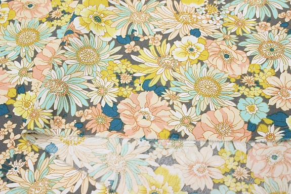 Импорт. хлопок "Каскад чувств", ш.1.5м, хлопок-100%, 100гр/м.кв