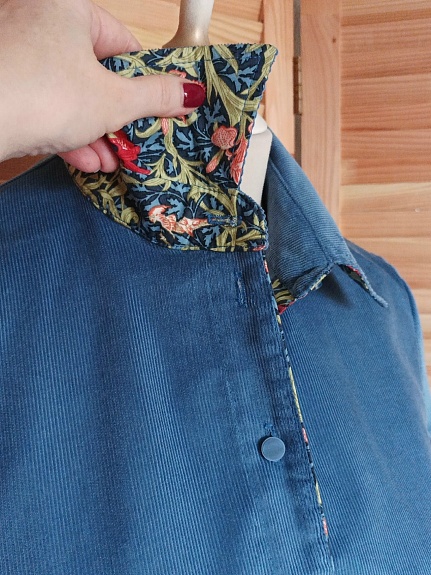 Платье из микровельвета и импортного хлопка