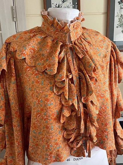Платье из штапеля Премиум "Сказочные цветочки"
