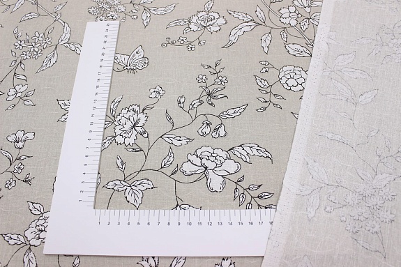 Полулен поэма "Парадиз" цв.белый, СОРТ2, ш.1.5м, лен-30%, хлопок -70%, 140гр/м.кв