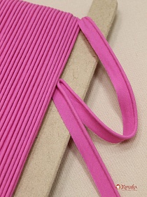 Кант отделочный цв.св.фуксия, ш.15мм/3мм, хлопок-100%