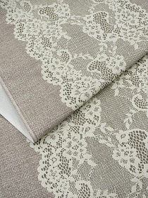 Дорожка "Кружево", СОРТ2, ш.0.5м, хлопок-100%, 228гр/м.кв