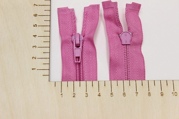 Молния спиральная №5 цв.ярко-розовый, 65см