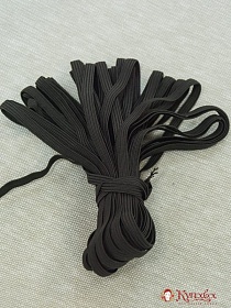 Резинка бельевая цв.Черный, ш.6мм, 10м