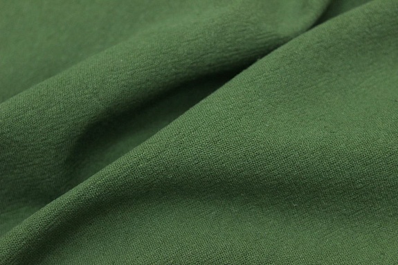 Мерный лоскут(ткань в отезах) - Хлопок крэш цв.Лесная трава, ш.1.42м, хлопок-100%, 160гр/м.кв