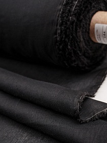 Батист цв.Черный, СОРТ2, ш.1.45м, хлопок-100%, 60гр/м.кв