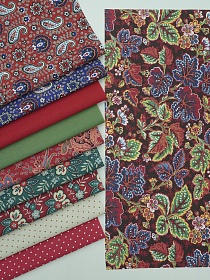 Набор тканей для рукоделия "Русские традиции", 45*30 см, 10 шт