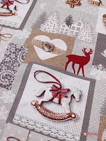 Рогожка "Пэчворк Лапландия", ш.1.5м, хлопок-100%, 165гр/м.кв