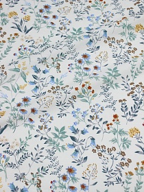 Сатин "Луговое цветение" , ш.2.35м, хлопок-100%, 110гр/м.кв