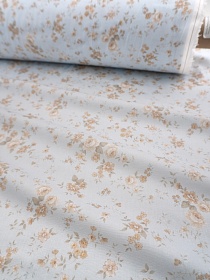 Муслин Премиум двухслойный гладкий "Амелита" цв.небесно-голубой, ш.2.5м, хлопок-100%, 120гр/м.кв