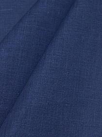 Лен сорочечный цв.Джинсово-синий, ш.1.5м, лен-100%, 150гр/м.кв