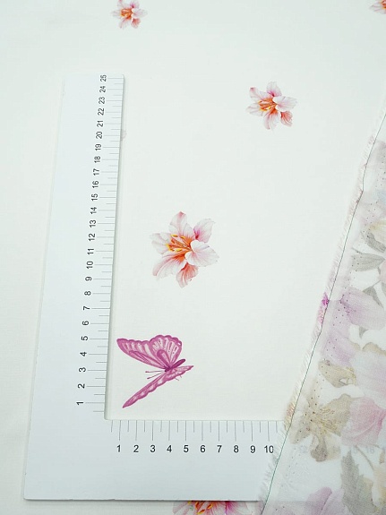 Штапель Премиум (Digital) "Летние мечты", ш.1.45м, вискоза-100%, 110гр/м.кв