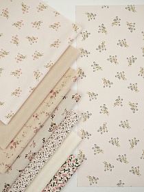 Набор тканей для рукоделия "Теплый хлопок: бежево-кремовая гамма", 45см*30см, 8шт