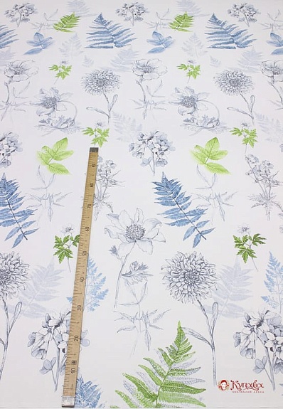 Поплин "Флора", (комп), ш.2.2м, хлопок-100%, 110гр/м.кв