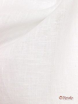 Лен сорочечный цв.Белый (оптически отбеленный), ш.1.5м, лен-100%, 125гр/м.кв