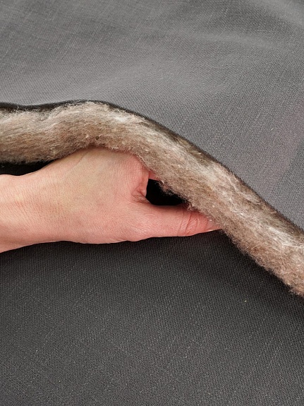 Термополотно с верблюжьей шерстью, ш.1.5м, натур.волокно-35%, полиэфир-65%, 300гр/м.кв