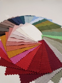 Комплект образцов "Лен 100% однотонный" №1