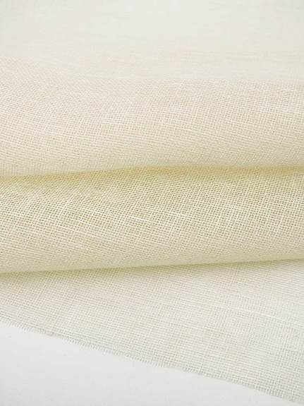 Лен декоративный Сетка цв.Шампань, ш.1.45м, лен-100%, 120гр/м.кв