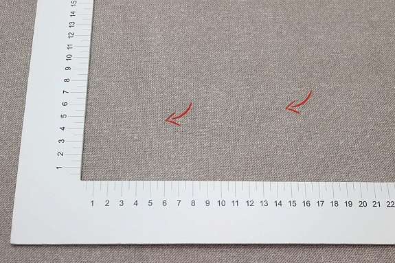 Бязь "Рубчик меланж" цв.бежево-кофейный, ш.2.2м, хлопок-100%, 120гр/м.кв