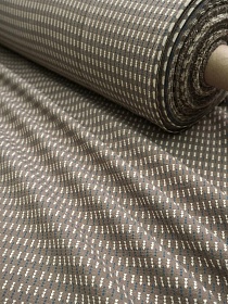 Теплый хлопок "Пирамидки - елочки" цв.кофейный, ш.1.5м, хлопок-100%, 160гр/м.кв