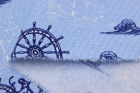 Рогожка Премиум "Морская", ш.1.5м, хлопок-100%, 200гр/м.кв