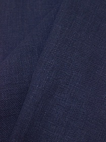 Крапива Рами (Ramie)-диагональ, цв.Чернильно-синий флер, ш.1.35м, крапива-100%, 230гр/м.кв