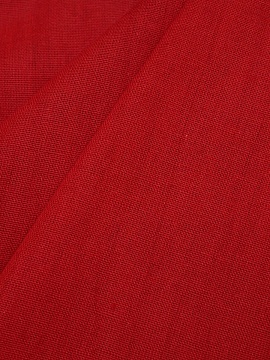 Хлопколен винтаж (жгутовое окрашивание) цв.Красный рубин, ш.1.5м, лен-15%, хл-85%, 200гр/м.кв