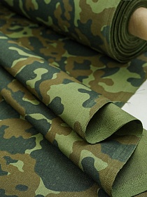 Саржа "Камуфляж", ВИД 2, ш.1.5м, хлопок-100%, 250гр/м.кв