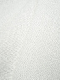 Мерный лоскут ( ткань в отрезах) Лен интерьерный цв.Белый, ш.1.6м, лен-100%, 270гр/м.кв